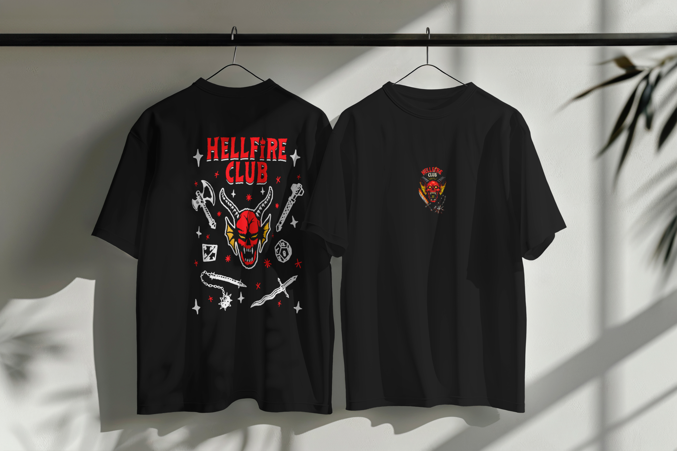 Camiseta Básica Hellfire Club – Stranger Things - Imagem 2